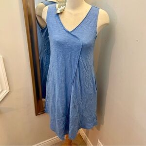 NWT Habitat Small 100% cotton sleeveless periwinkle blue dress